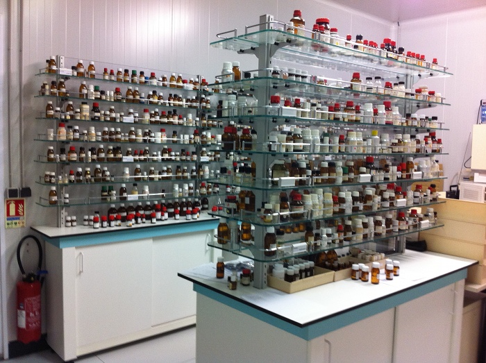 Flavors creation laboratory of Flamel Aromatic SAS